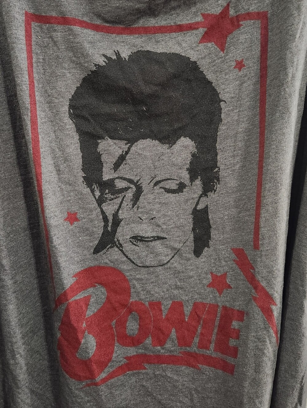 David Bowie razorback tank women 2x rock and roll Alt grunge music festival
